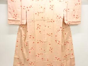 アンティーク　花模様単衣長襦袢